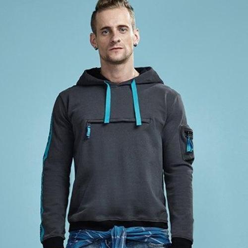 men's cotton hooded sweatshirt