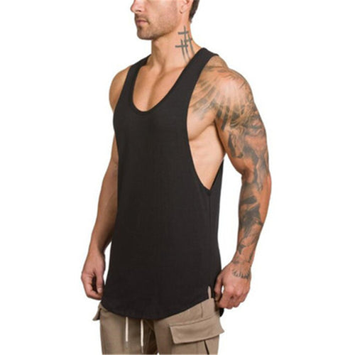 Summer Cotton Tank Tops For Men Fitness Wanahavit 1531