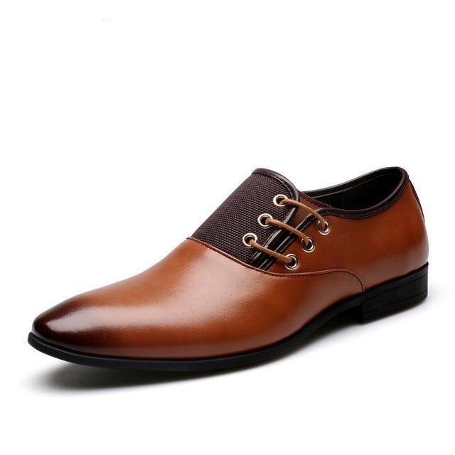 men's side lace up shoes