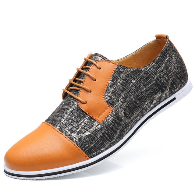 Luxury Thunder Printed Leather Casual Shoes for men - wanahavit