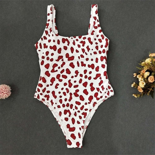 Sexy Dalmatian Print Monokini for women fitness - wanahavit