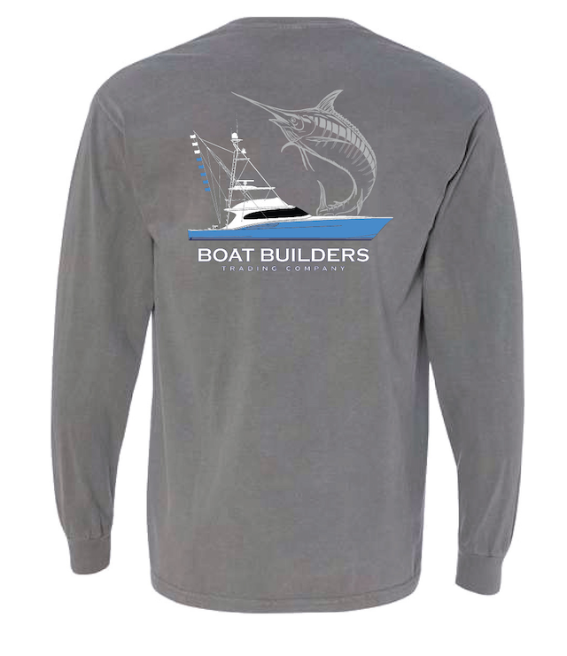 Boat Builders Trading Co Sportfisher - Blue Hull / Marlin - Graphite Grey