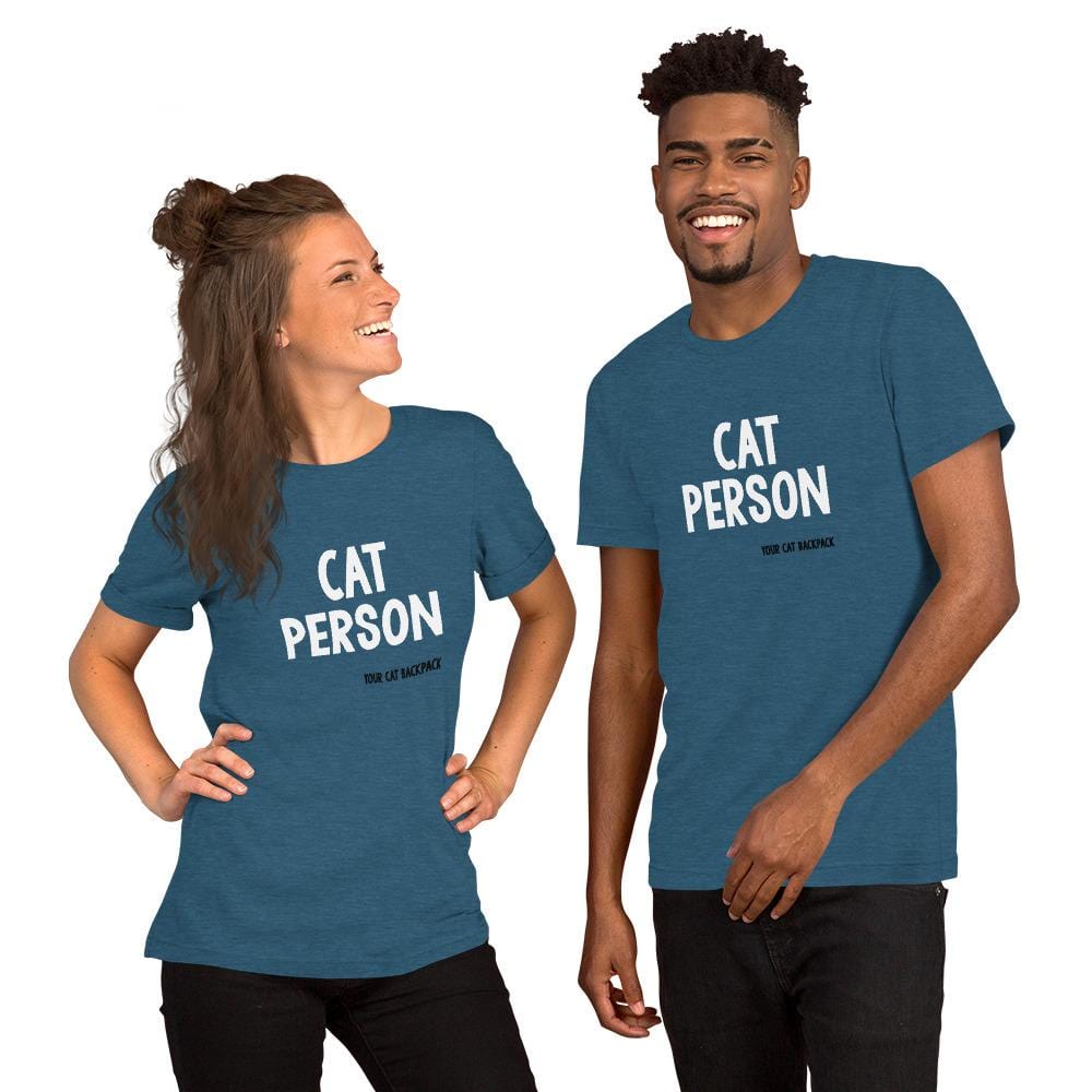 Image of Cat Person Short-Sleeve Unisex T-Shirt