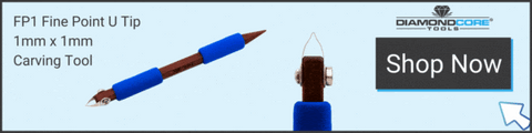 FP1 Fine Point U Tip 1 mm X 1 mm Carving Tool