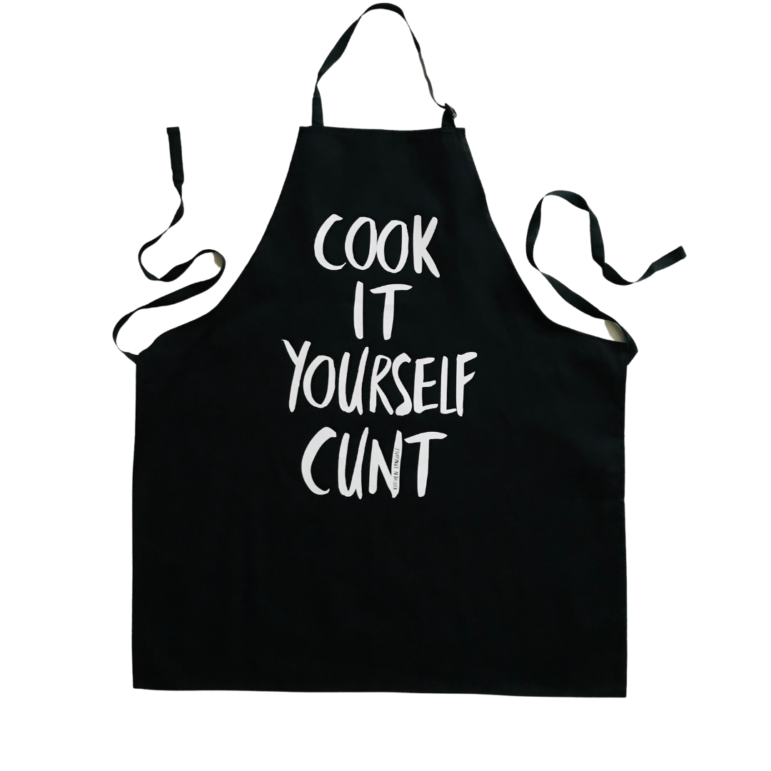 Cook It Yourself Cunt Funny Apron Kitchen Language 