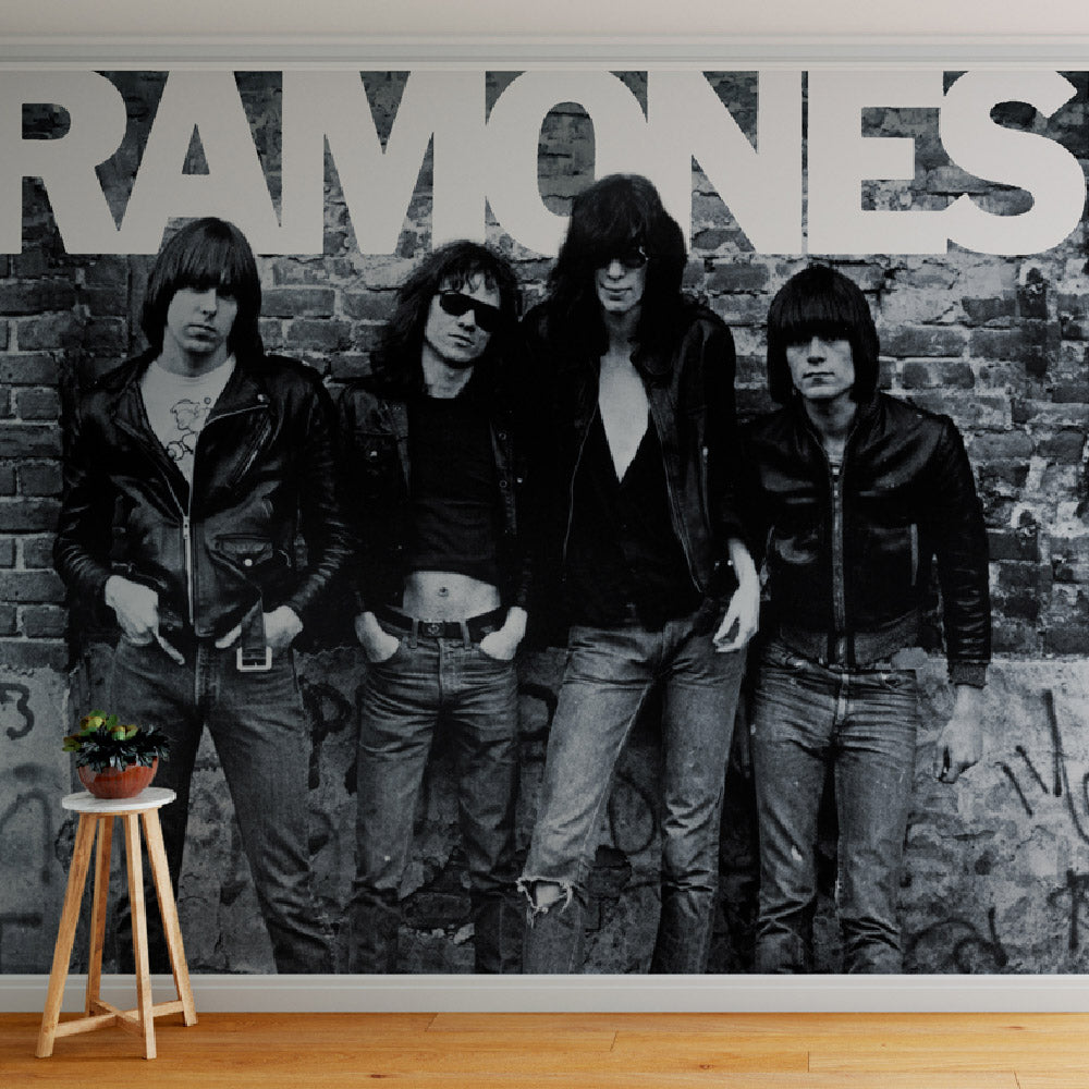 Ramones - Ramones Album Cover Mural Feature Wall - Rock Roll Limited
