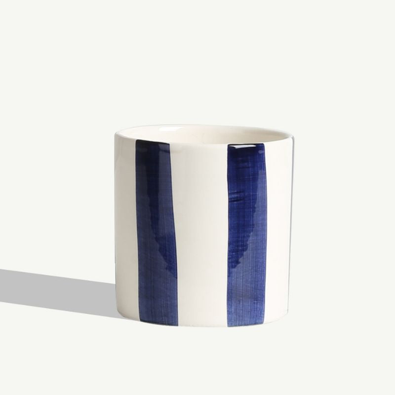 Céramique rayée - Bleu marine / Céramique / Éphémère