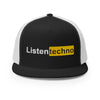 Casquette Trucker Listen Techno Brodée-Urban Corner