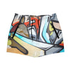 maillot-Graffiti Street Life Men's Beach Shorts (Model L70)-Summer Shorts-Urban Corner