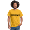 T-shirt New Zealand Haka Noir - jaune