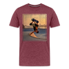 T-shirt Skateboarding Invert - rouge bordeaux chiné