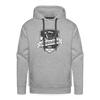 Sweat-shirt à capuche Longboarding - gris chiné