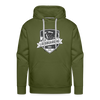 Sweat-shirt à capuche Longboarding - vert olive