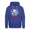 Sweat-shirt à capuche Skull Skatebording - bleu royal