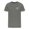 T-shirt Premium Homme Skull Smoke - asphalte