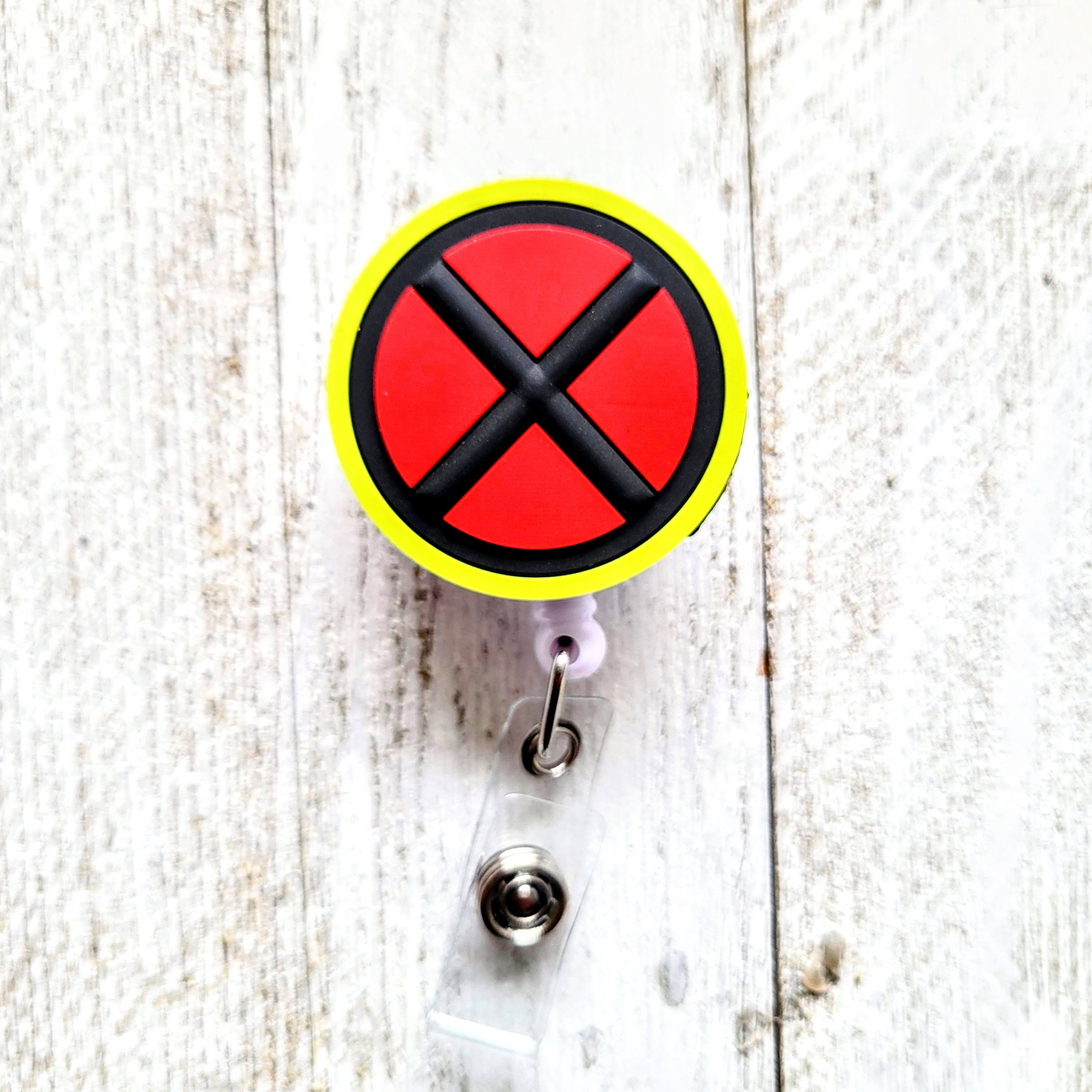 X-Men Medallion Logo Retractable Badge Reel – Reflections By Zana