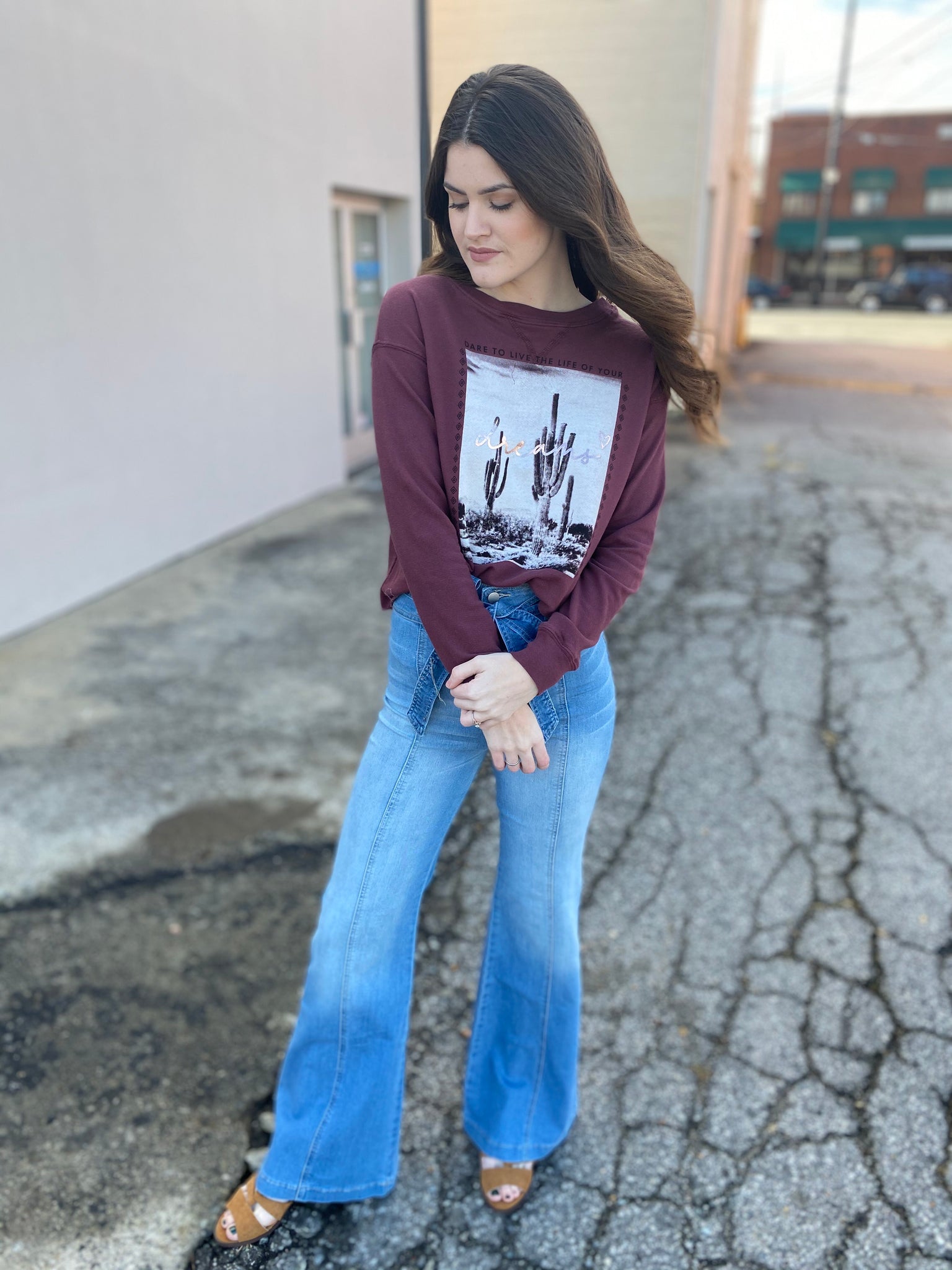 black bell bottom jeans boutique