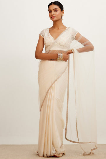 Devnaagri  Ombre Blush Pink Satin Saree – LIVEtheCOLLECTIVE