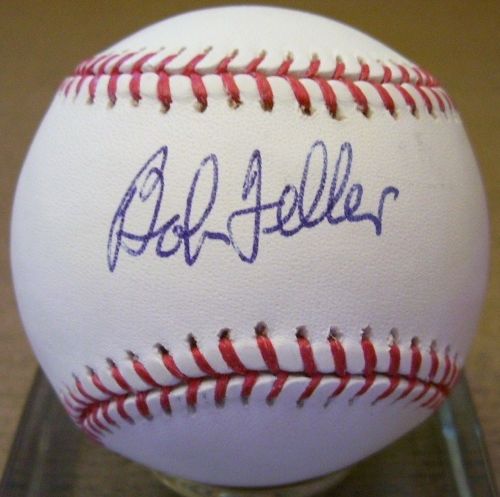 bob feller signed baseball
