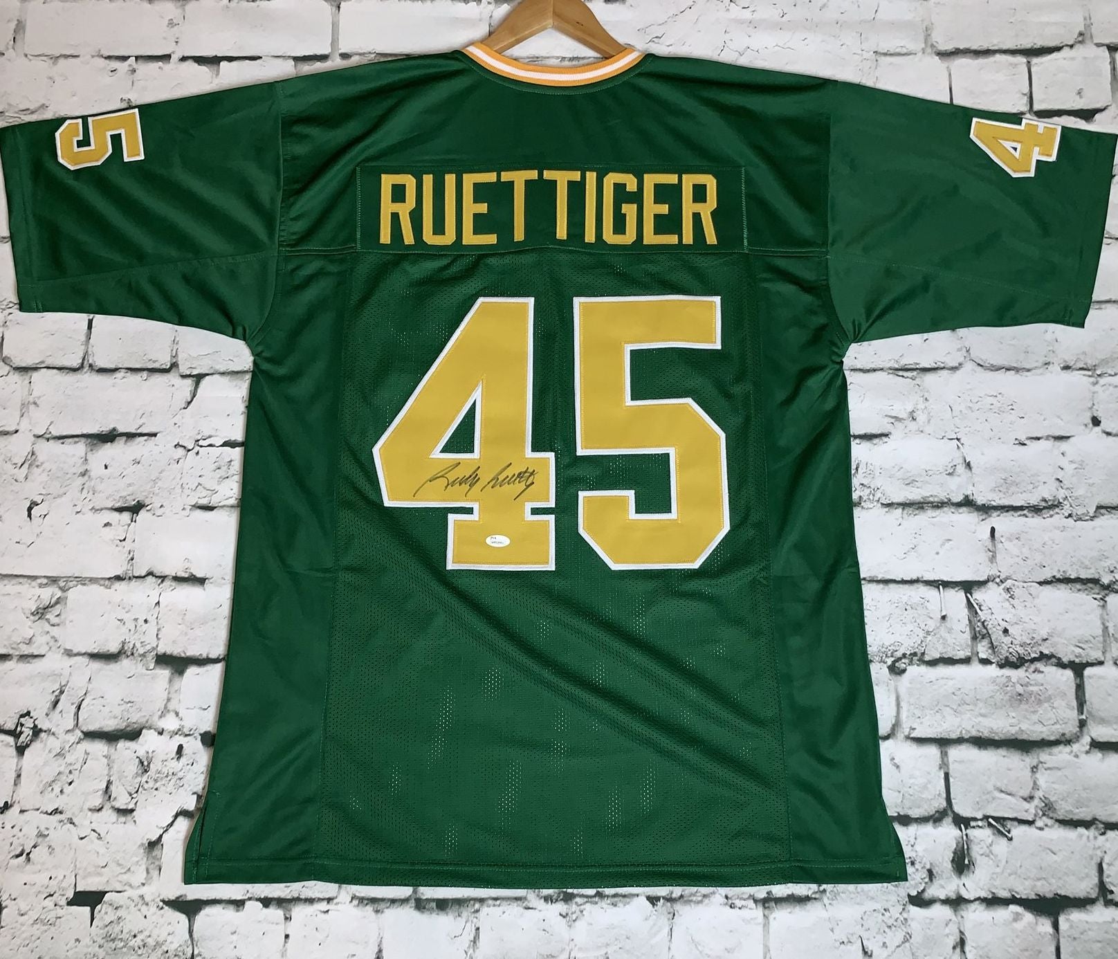 rudy ruettiger signed jersey