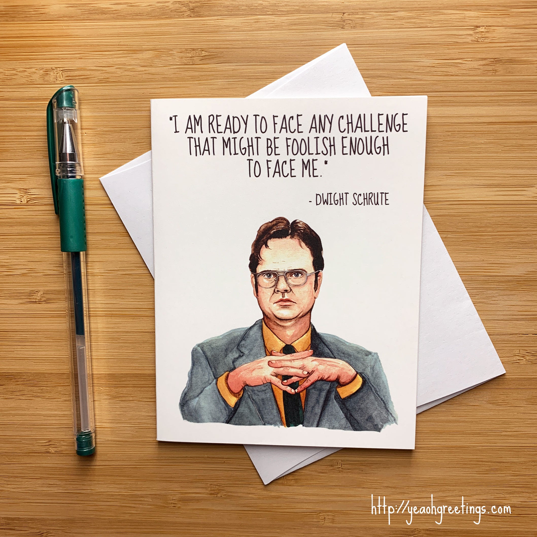 Dwight Schrute Friendship Card, Office Show Memes, Funny Dwight Meme, Office  Quotes – YeaOhGreetings