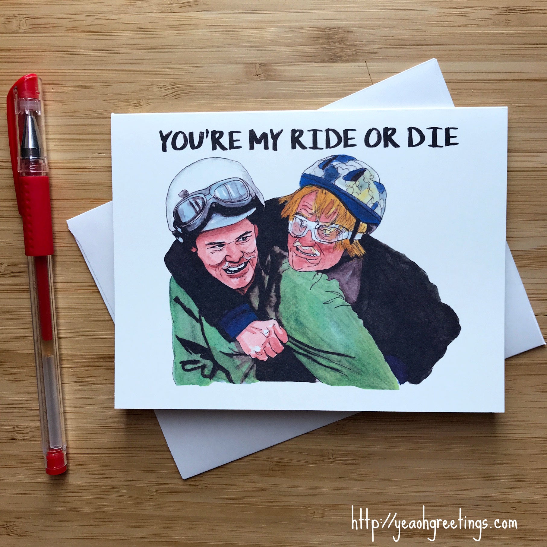 Dumb And Dumber Friendship Card Harry And Lloyd Dumb And Dumber