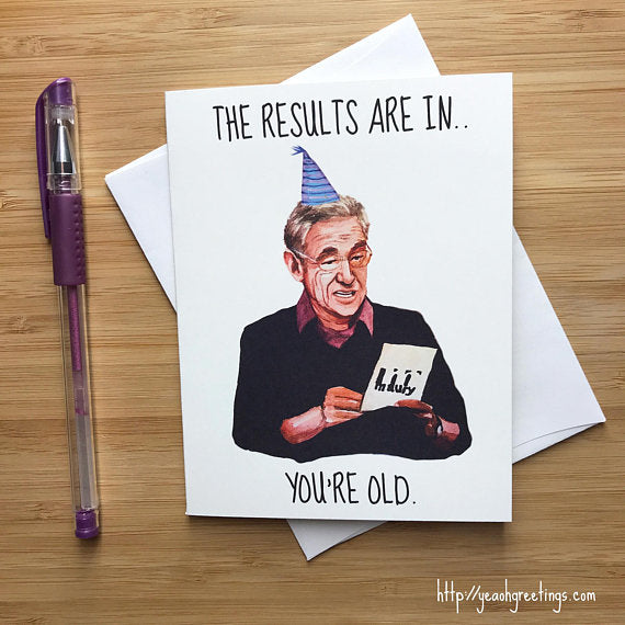 Funny Maury Povich Birthday Card, Snarky Inappropriate birthday card ...