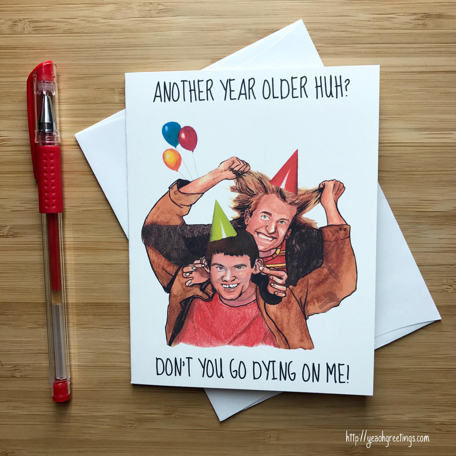 Dumb and Dumber Birthday Card, Harry and Lloyd, Jim Carrey, Dumb and ...