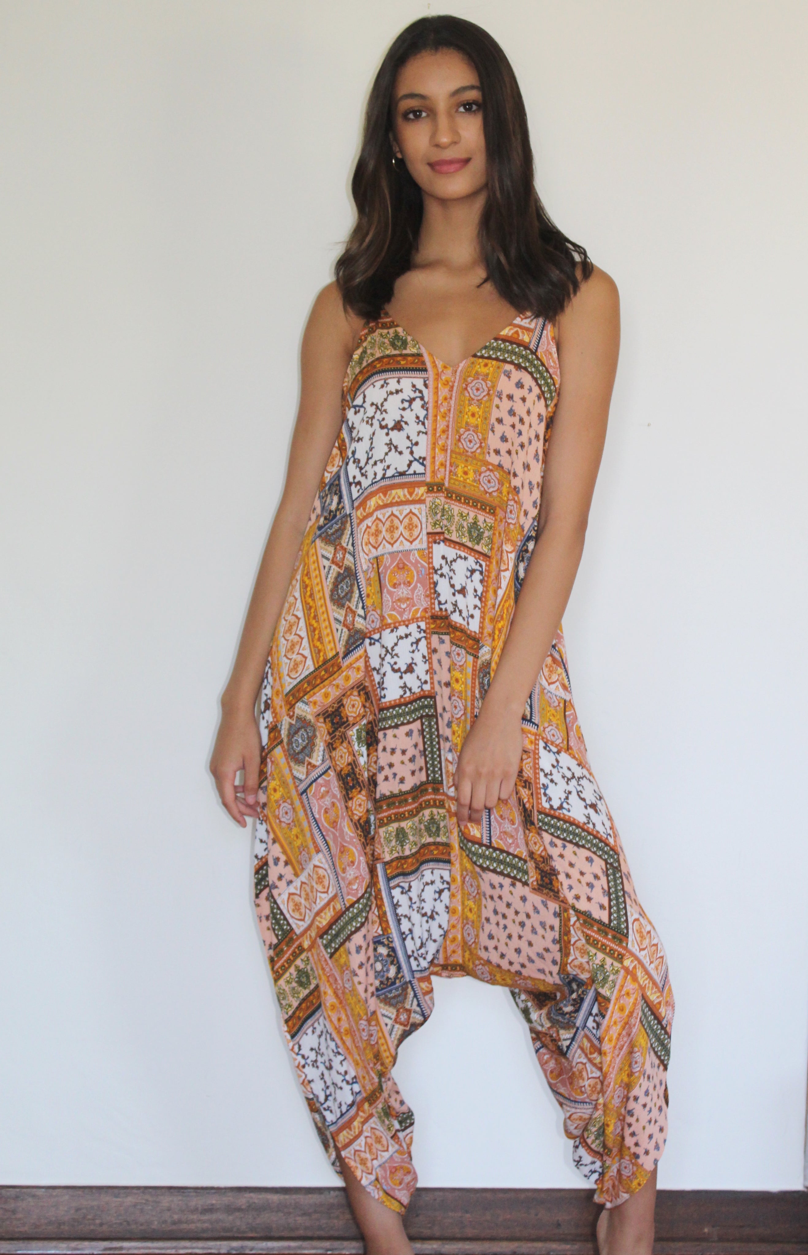 Amber Quilt Jumpsuit - Yoga Clothing by Daughters of Culture