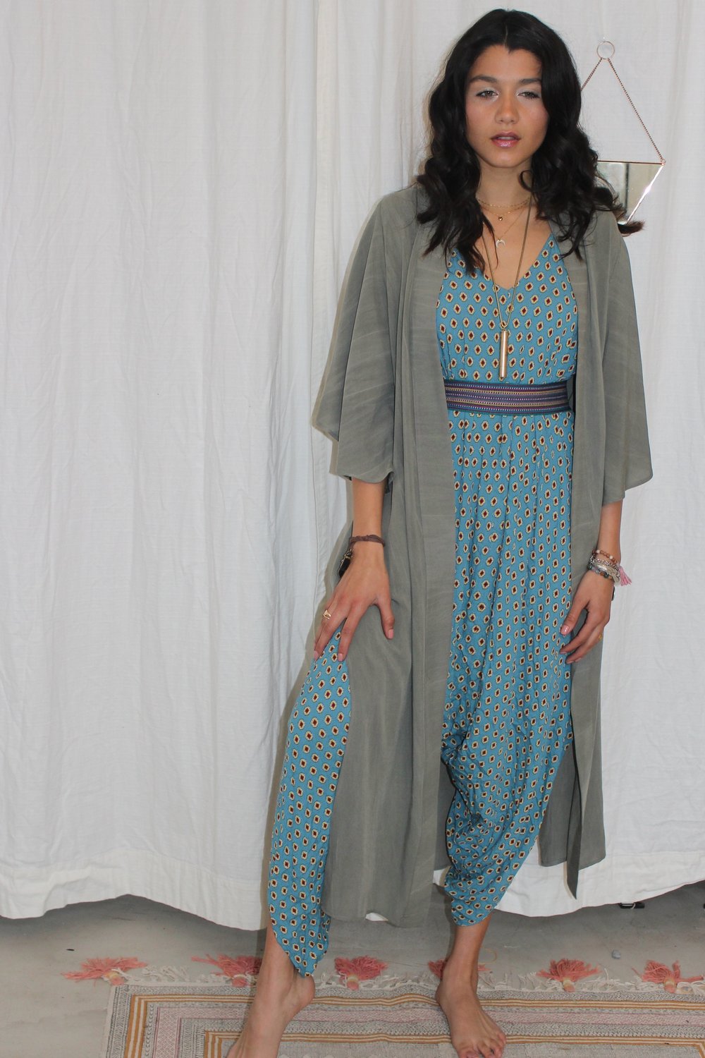 Mist Empire Sun Jumpsuit - Yoga Clothing by Daughters of Culture