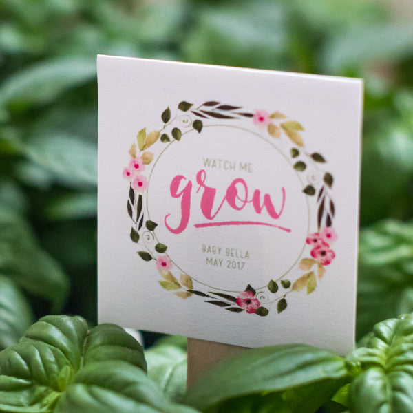 Create A Floral Baby Shower Party Favor Gift Tag In Photoshop Mydesigndeals