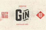 Gin Font Family with 8 Different Members - Only $19 - MyDesignDeals