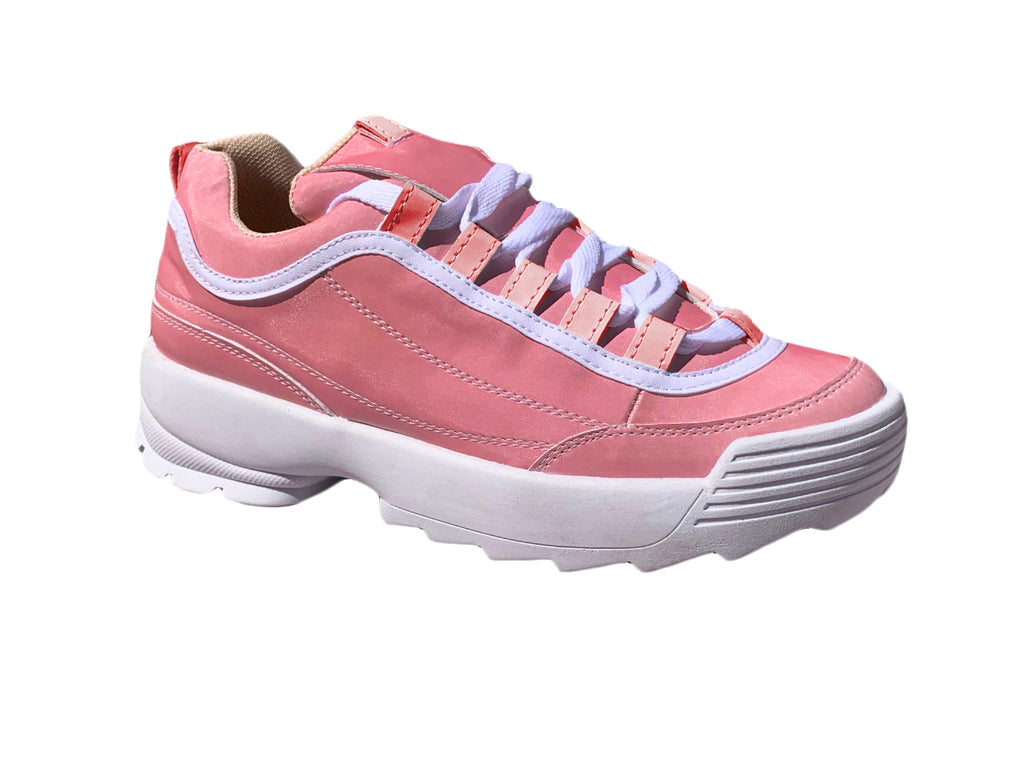 Tenis deportivos de moda que cambian de color con el sol. Rosa. – Gama