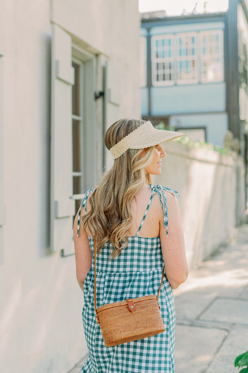 Poppy + Sage Straw Visor