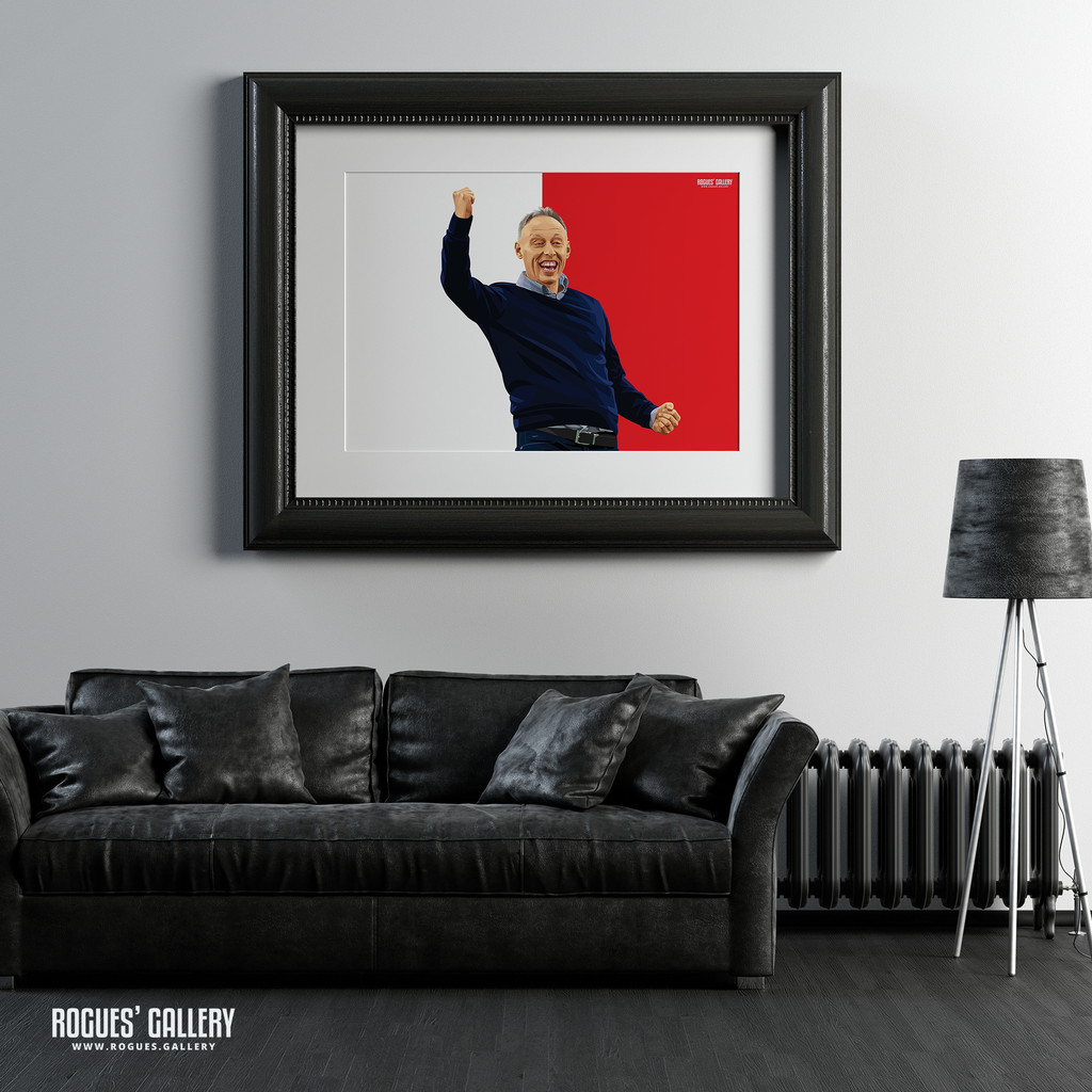 Steve Cooper - Fist Pump - Nottingham Forest Head Coach - A0, A1, A2 o –  Rogues' Gallery