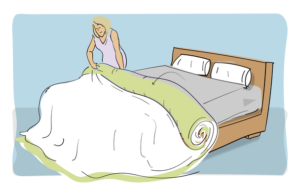 How To Put On A Duvet Cover Two Simple Ways