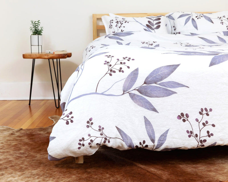 Organic European Linen Duvet Cover Set Blalig The Modern Dane