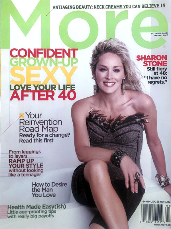 sharon stone more magazine