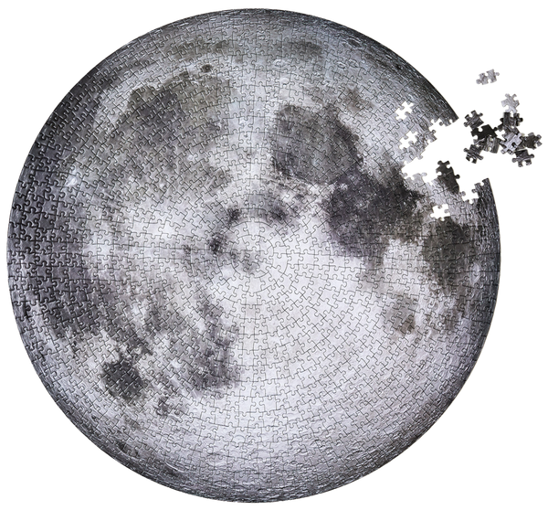 Recreate Our Moon With This Magical Circular Jigsaw Puzzle