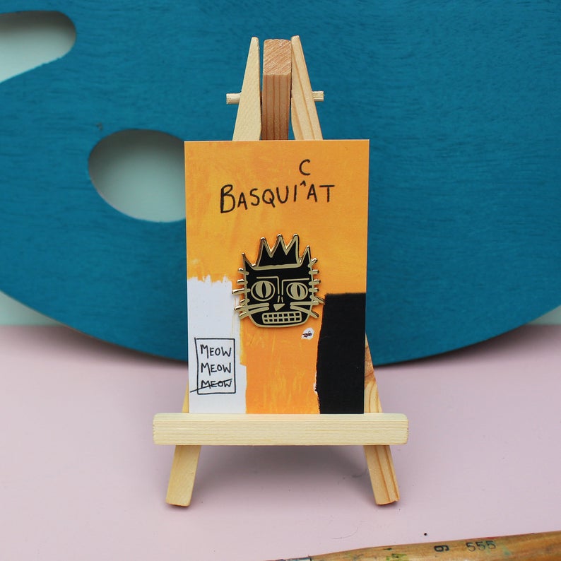 'Basquicat' Enamel Pin - My Modern Met Store