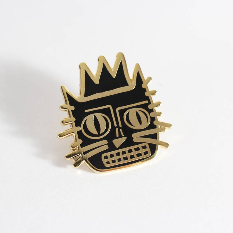 'Basquicat' Enamel Pin - My Modern Met Store