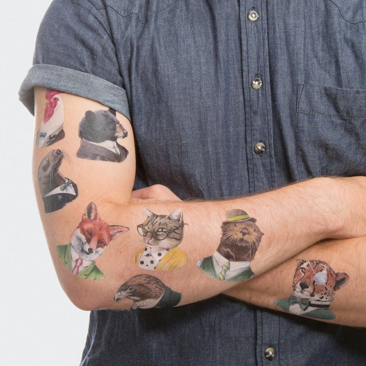 Go Wild With This Animal-Inspired Temporary Tattoo Set