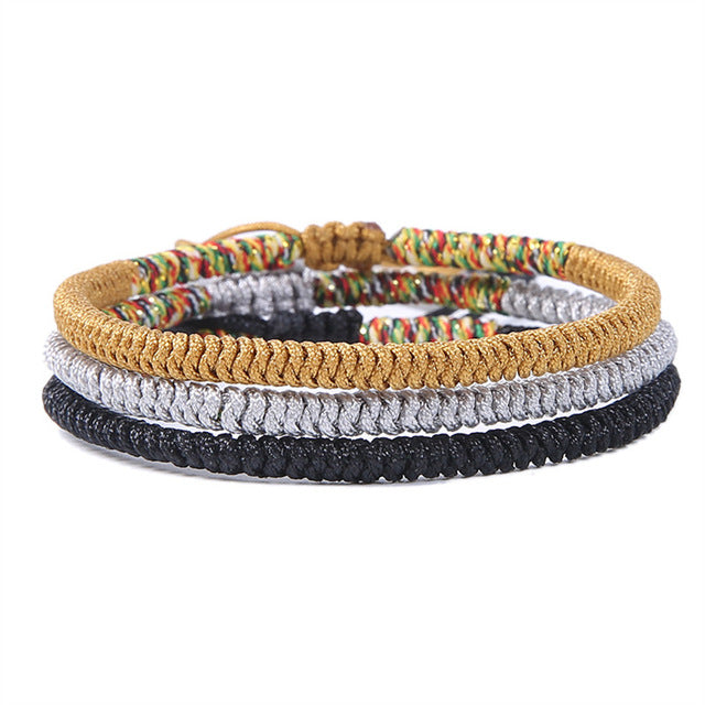 3PCSSET Handmade Multi Color Tibetan Buddhist Good Lucky Knots Rope C   Lucky Sourcing Group Online Shop