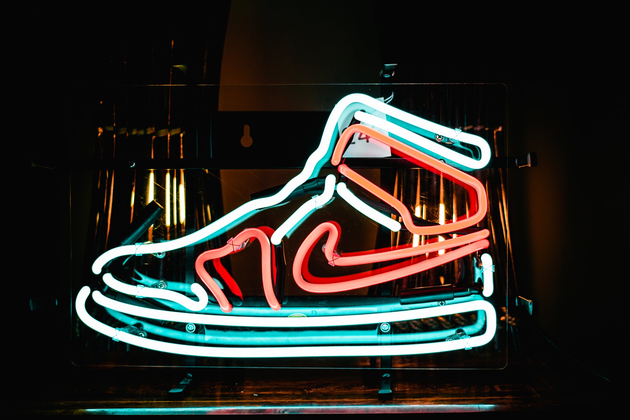 AJ1 Neon Sneaker Light