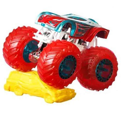 Hot Wheels Monster Trucks 1:64 Scale El Superfasto 20/75 Crushable car ...