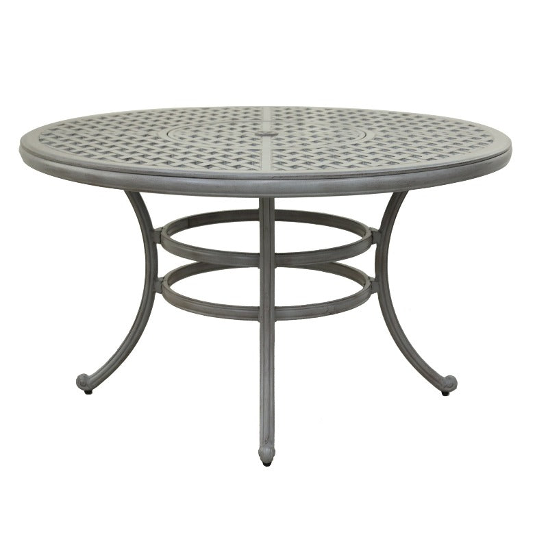 52 inch round glass dining table