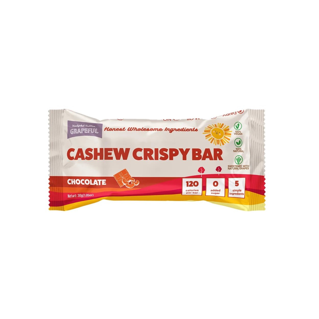 Grapeful Cashew Crispy Bar Chocolate