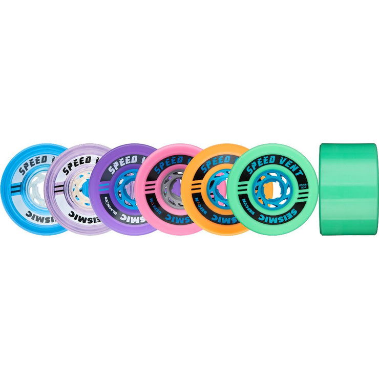 seismic speed vent longboard wheels