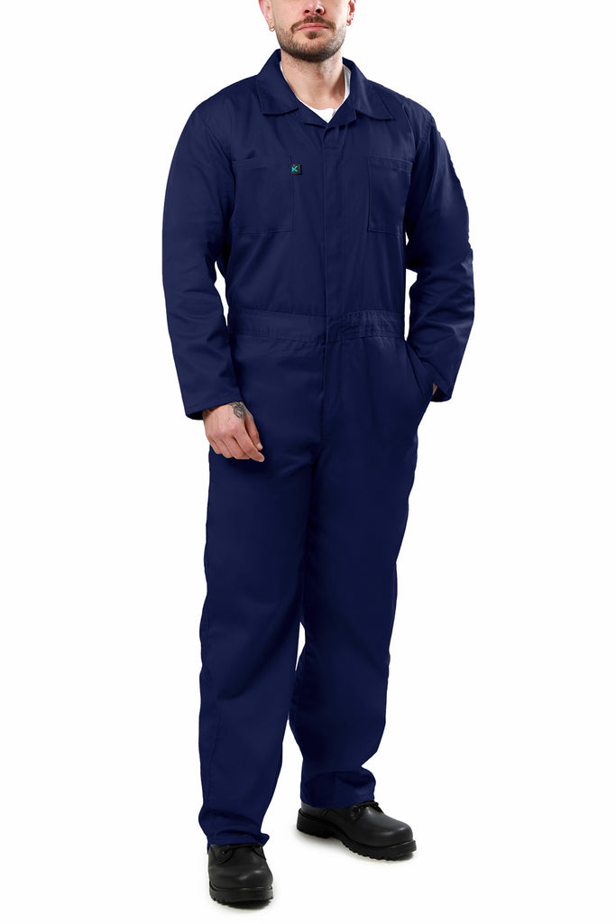 Kolossus Pro-Utility Cotton Blend Long Sleeve Coverall with Zip