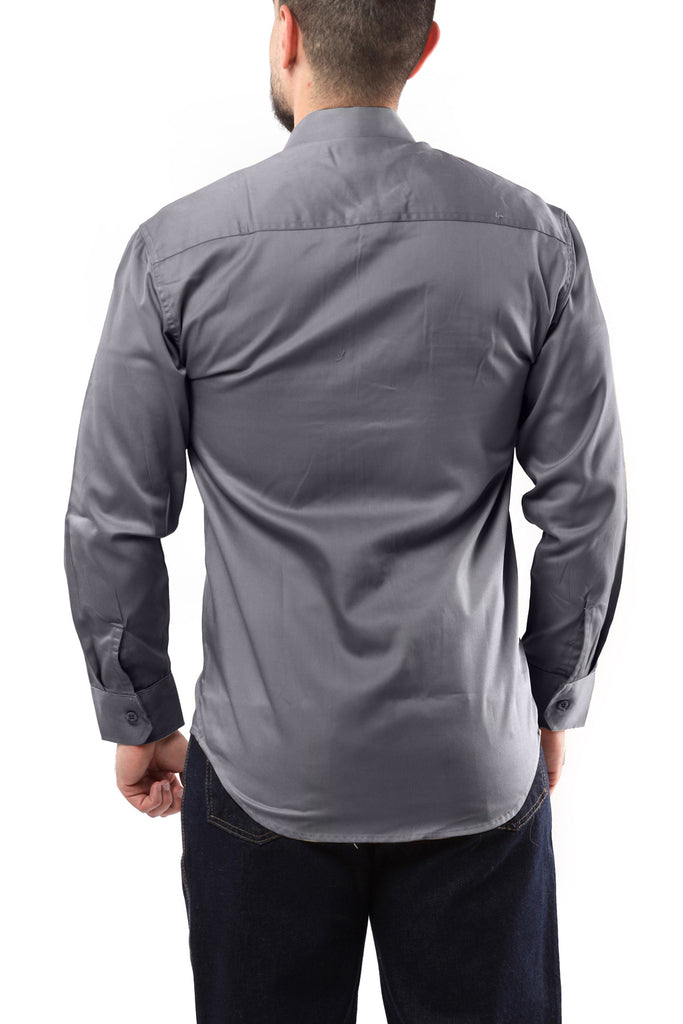 Ks04 Kolossus Mens Lightweight Cotton Blend Long Sleeve Work Shirt